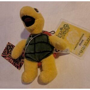 Rare Shoreline Grateful Dead Turtle Beanie Limited Edition Plush Doll Yellow NWT